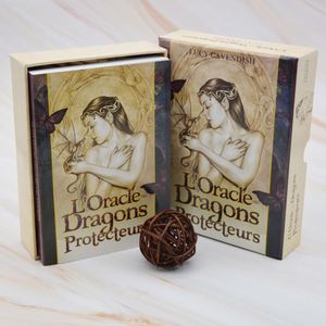 Baraja de Cartas del Tarot L'Oracle des Dragons Protecteurs, Cartas de Oráculo de Fantasía, Acabado Mate, Empaque en Caja de Cartón - Product Image 1