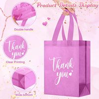 Sac cadeau fourre-tout non tissé réutilisable à impression personnalisée sac à provisions en polypropylène non tissé pour sacs à main cadeaux de supermarché