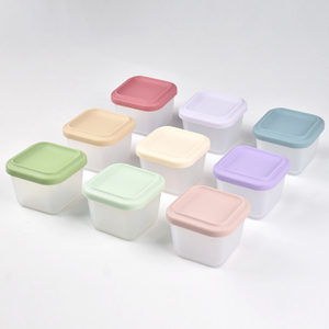 Contenedor de Silicona para Almacenamiento de Alimentos y Suplementos para Bebés, a Prueba de Fugas y Apto para Microondas, para Alimentos Congelados/Frescos, para Niños - Product Image 4