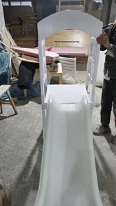 New Trắng Mini 4ft 5ft Nhựa Mềm Chơi Trượt Tổ Chức Sự Kiện Thiết Bị Bên Cho Thuê Bóng Pit Với Slide Trẻ Em Nhỏ Bóng Pit Với Slide - Product Image 5