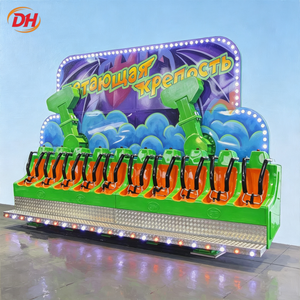 Équipement d'attraction pour la famille : Manège Rock and Roll de Miami, Attraction à balançoire avec décor personnalisé pour parcs de divertissement publics - Product Image 2