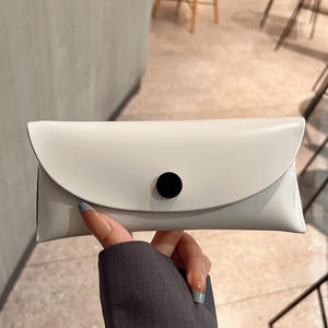 Étui à lunettes Qianai, pochette ronde en PU souple, boîte de rangement résistante à la pression pour lunettes de soleil et lunettes, printemps 2025 - Product Image 2