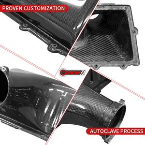 กล่องอากาศเครื่องยนต์คาร์บอนไฟเบอร์แห้งแบบ OEM ยี่ห้อที่ดีที่สุดสำหรับ Ferrari 458 กล่องไอดีรถยนต์ สำหรับการปรับแต่งยานยนต์ - Product Image 3