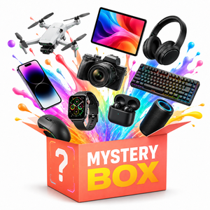 Caja Misteriosa Premium con Reloj <span class=keywords><strong>Galaxy</strong></span> y Set de Electrónicos, Incluye Reloj de Pulsera para Hombre con Correa de Cuero, para Revendedores - Product Image 1