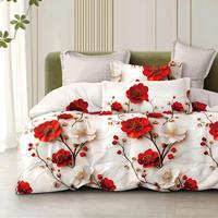 Parures de draps de haute qualité en 3 pièces, couleurs assorties, draps plats, parures de draps plats très vendues en Afrique