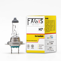 Phares 12V 55W H7 Ampoule de phare de voiture halogène Haute luminosité Certifié Emark E1 ECE