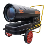 Chauffage au diesel à air portable Fire Dragon 30KW, contrôleur de chauffage autonome, chauffage à air pour les fermes de fruits, écran LCD