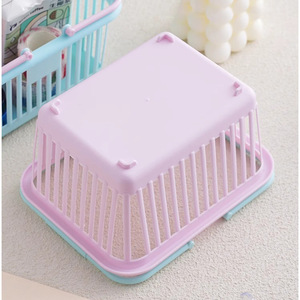 Cesta de Almacenamiento Mini con Diseño de Dibujos Animados, Cesta para Cosméticos de Escritorio, Caja de Almacenamiento de Papelería, Portalápices para Estudiantes, Cesta para Frutas con Diseño de Fresa - Product Image 4