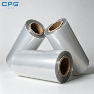 Factory Wholesale Premium PETG Heat Shrink <b>Film</b> High Shrinkage Transparent Sleeve Label <b>Film</b> Beverage Packaging Solution - Product Image 1