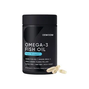 Health Care Products Omega 3 Fish Oil Squalene Oil Softgels With Vitamin D Anti Aging Squalene Softgels