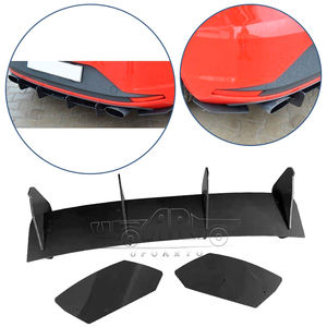 Difusor de parachoques de hoja trasera de fibra de carbono de plástico al por mayor y divisores laterales traseros para Seat <span class=keywords><strong>Leon</strong></span> <span class=keywords><strong>Cupra</strong></span> <span class=keywords><strong>5F</strong></span> MK3 2012-2016 - Product Image 1