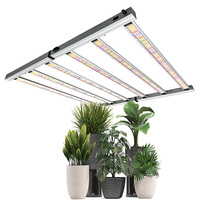 Lampu LED Spektrum Penuh ANDY 720 Watt 6 Bar untuk Tanaman Hidroponik Dalam Ruangan /LM301B/LM281B Dapat Diredupkan Garansi 2 Tahun