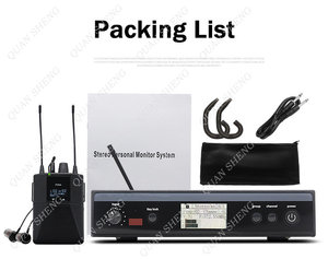 Psm300 không dây trong tai hệ thống giám sát với bodypack Receiver Transmitter cho sân khấu buổi hòa nhạc Studio - Product Image 6
