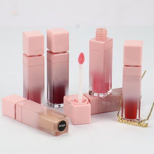 Gloss à lèvres personnalisé MLM, flacon rose, gloss à lèvres hydratant, cosmétiques pour les lèvres, rouge à lèvres liquide imperméable longue durée pour DIY - Product Image 2