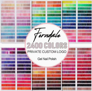 2400 colors cross-border dedicated to <b>small</b> <b>bottles</b> of solid color nail polish glue nail phototherapy glue nail - Product Image 3