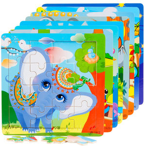 Vente en gros <span class=keywords><strong>de</strong></span> 16 pièces <span class=keywords><strong>de</strong></span> jeux <span class=keywords><strong>de</strong></span> puzzle en bois Alphabet animal numéro Cognition jouets d'apprentissage éducatifs <span class=keywords><strong>pour</strong></span> enfants garçons filles - Product Image 1