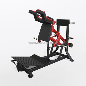 Hot Sale Commercial Gym Double Track Pendulum Squat Machine - Plate Loaded Leg Press for Quad <strong>Hamstring</strong> Training - Product Image 2