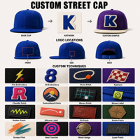 Casquettes Snapback ajustables à 6 panneaux avec logo brodé en 3D personnalisé, casquettes Gorras Outdoor Hip Pop Snap Back pour hommes