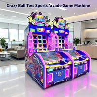 Machine de jeu d'arcade à monnayeur pour le remiseur de billets et le tir de balles, jeu de compétences d'intérieur pour centre de divertissement familial
