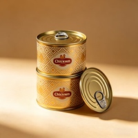 Boîte en fer blanc à ouverture facile pour poudre de poulet, boîte en fer blanc scellée de qualité alimentaire et résistante à l'humidité pour l'emballage de poudre d'assaisonnement