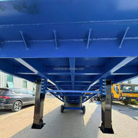 Plateforme élévatrice mobile à vérin hydraulique avec plaque en acier à carreaux diamètre 80, rampe de chargement en acier pour entrepôt, fournisseur