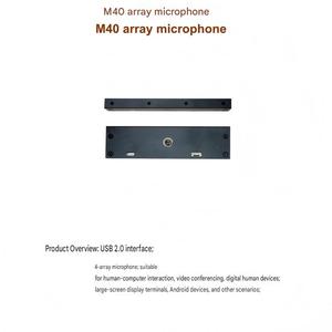 ไมโครโฟน USB แบบเสียบใช้งานได้ทันที รุ่น M40, 180 °   ไมโครโฟนตั้งโต๊ะแบบโลหะสำหรับเล่นเกมบนพีซี สตรีมมิ่ง และการประชุม - Product Image 3