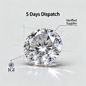 เพชรเพาะเลี้ยงในห้องปฏิบัติการ 2.5 กะรัต ได้รับการรับรองจาก IGI |   เพชรทรงกลมสีขาว D คัลเลอร์ CVD เพาะเลี้ยงสำหรับแหวนหมั้นและแหวนแต่งงาน - Product Image 2