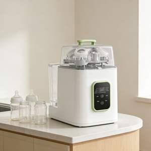 Máquina Lavadora de Mamadeiras Elétrica Automática 4 em 1 Longbank, 12.7L, Esterilizador, Secador e Armazenador - Product Image 1