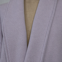 Peignoir en coton gaufré de qualité supérieure pour femme, col châle, manches longues, doux, avec logo personnalisé, vente en gros, direct usine