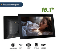Cadre numérique Android 10 pouces Tout-en-un Tablette PC Écran tactile IPS HD Lecteur d'affichage numérique industriel avec multi-format