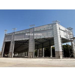 טרומי מחסן חנות פלדה מבנה בית חרושת פלדה פרפאב בניין מחסן פלדה - Product Image 4