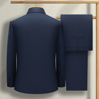 Costume de mariage chinois Zhongshan de bonne qualité, veste blazer grande taille pour hommes, coupe ajustée pour hommes d'âge moyen et âgés, pour occasions formelles