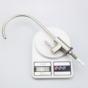 Cổ Điển Thiết Kế Hiện Đại Hộ Gia Đình 2 "Trực Tiếp Uống Vòi Nước 304 Thép Không Gỉ Chì Miễn Phí Máy Lọc Nước Phụ Kiện Cong Vòi Phun - Product Image 6