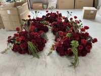 F130 Boule de fleurs artificielles de luxe en soie d'hortensia de haute qualité pour chemin de table, arche et allée de mariage, décoration de centres de table