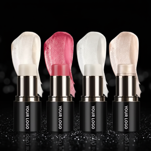 Stick <span class=keywords><strong>de</strong></span> Maquillage <span class=keywords><strong>Illuminateur</strong></span> et Hydratant Effet Glossy pour Peaux Noires, Contouring et Blush, Marque Privée - Product Image 1
