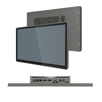 Monitor de Pantalla Táctil de 21.5 Pulgadas, Panel PC Industrial con Windows y Linux, con Soporte VESA Integrado para Uso Médico, Industrial y en Kioscos