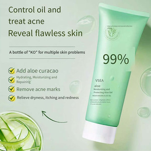 Gel d'aloe vera en gros pour fabricants – <span class=keywords><strong>Crème</strong></span> hydratante et apaisante post-soleil pour peaux à tendance acnéique – Gel d'aloe vera portable pour le visage - Product Image 4