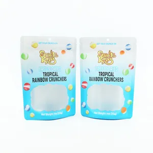Custom Printed Dried Gummy Soft Candy Sweet Sour Sugar Jelly Sweets Freeze Candy Bag