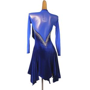 ชุดเดรสเต้นรำสำหรับผู้หญิงชุดเดรสเซ็กซี่ชุดเดรสการแข่งขันแบบละตินสำหรับผู้หญิง OCTLQ331 - Product Image 4