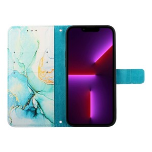 Étui de téléphone à clapet peint <span class=keywords><strong>avec</strong></span> texture de marbre de qualité supérieure <span class=keywords><strong>avec</strong></span> fonction de support de carte pour Samsung S26 Ultra/S26 Edge/A37 5G/A57 5G - Product Image 5