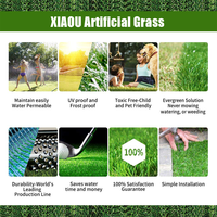20mm Anti-UV Faux Herbe Extérieur Tapis Gazon Artificiel Extérieur Paysage Gazon Synthétique