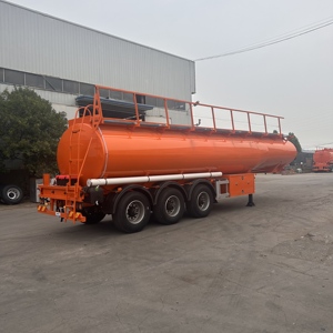 <span class=keywords><strong>Remorque</strong></span> de réservoir d'huile à 3 essieux Camion semi-<span class=keywords><strong>remorque</strong></span> 42CBM en <span class=keywords><strong>vente</strong></span> pour le transport d'huile Réservoir de type bac divisé chargé de divers liquides - Product Image 3