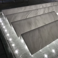 Panneau en résine translucide blanche, onyx poli, pour mur et dessus de table