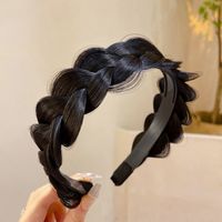 Fishbone perruque bandeau bandeau fait à la main accessoires de cheveux antidérapants cheveux tressés couvre-chef pour femmes et filles