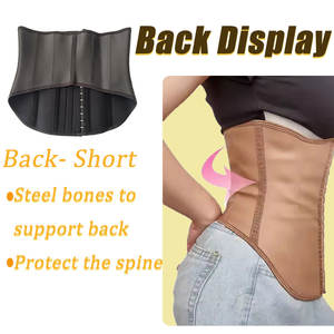 Vente en gros de <span class=keywords><strong>gaine</strong></span> colombienne amincissante en latex, forme longue devant <span class=keywords><strong>et</strong></span> courte derrière, pour le maintien de la taille - Product Image 3