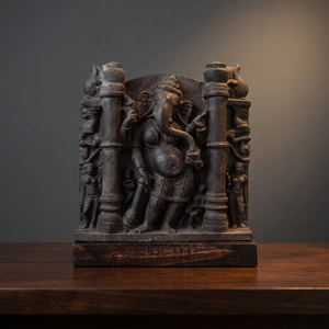 Réplique de sculpture Vinayaki, statue de Ganesha féminine du 11ème siècle, reproduction d'art de temple hindou et décor spirituel - Product Image 2