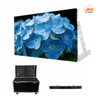 Pantalla LED de Alquiler para Interiores P3.91 Ultrafina de Aluminio Fundido a Presión con Sistema de Bloqueo Rápido para Eventos y Espectáculos
