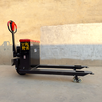 Chariot élévateur électrique hydraulique neuf avec roues en PU |   Chariot élévateur semi-électrique 1,5T/2T/3T pour usage en usine et en entrepôt extérieur