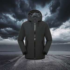 Chaqueta con Capucha <span class=keywords><strong>TERYX</strong></span> Funcional para Exteriores, Impermeable, Informal, con Logotipo Personalizado para Hombre - Product Image 1