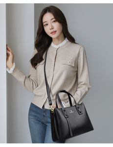 Bolsos cruzados de cuero PU de gran capacidad y alta calidad para mujer, bolso de hombro de diseñador de lujo, bolso de mano informal para mujer - Product Image 5